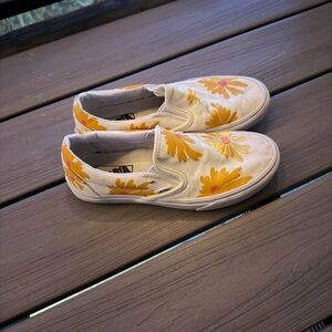 Floral Slip-On Van Sneakers